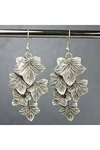 Choice antique silver Vintage Women's Leaf Layered Petal Pendant Earrings Fas...