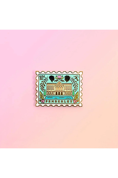 Choice دبوس مينا من بيمبرلي، دبوس طية صدر السترة مستوحى من رواية كبرياء وتحام...