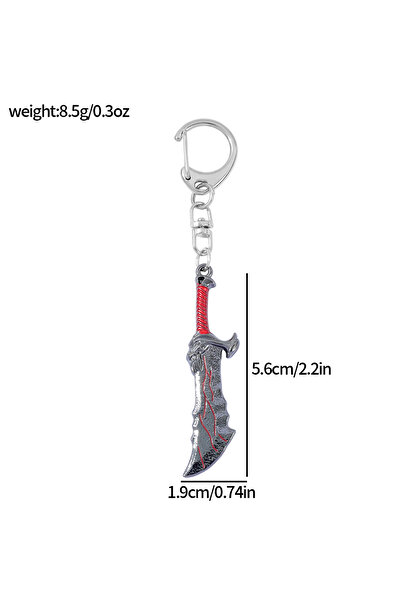 Choice Men Keychain God of War Keychain Axe Sword Key Chains Car Keyring Acce...