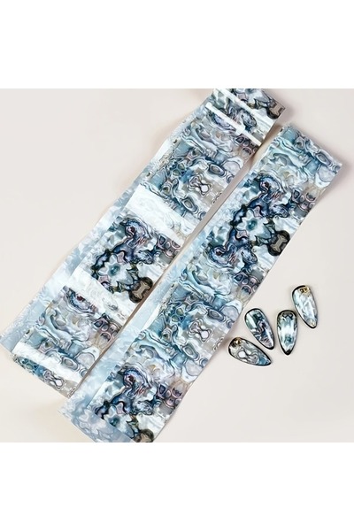 Choice ملصقات أظافر رخامية بنمط رخامي، قطعة واحدة، ملصقات نقل رخامية بالحبر، ...