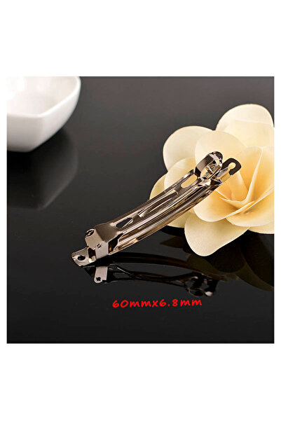 Choice 6 سم 10 قطع مشبك شعر فرنسي قاعدة شعر زنبركية فارغة دبوس شعر مشبك شعر أ...