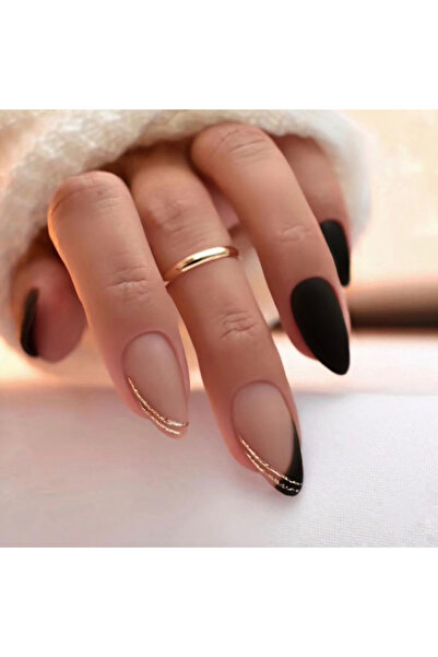 Choice QHW1427 24 قطعة أظافر فرنسية طويلة بسيطة مع جيلي واحد ومبرد أظافر واحد