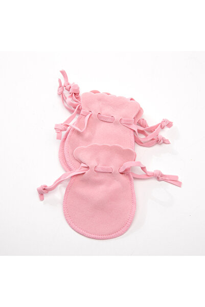 Choice 7 × 9 سم وردي 10 قطع أكياس مجوهرات مخملية صغيرة برباط للهدايا والخواتم...