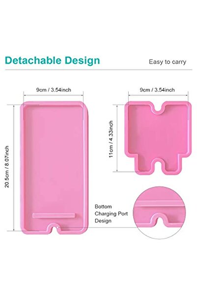 Choice قالب حامل الهاتف، قالب راتنج السيليكون، حامل الهاتف، قوالب راتنج الإيبوكسي، خلية الحرف اليدوية