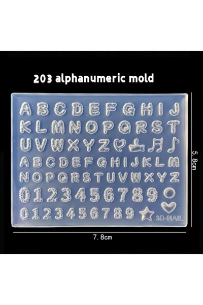 Choice قالب نحت أظافر سيليكون جديد على شكل قوس ثلاثي الأبعاد 203 1 | حروف دان...