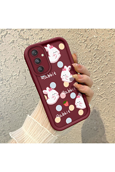 Hontinga حافظة هاتف من السيليكون الناعم مضادة للسقوط لهاتف سامسونج جالاكسي M34