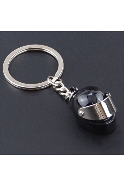 Choice 1 قطعة AYS01-أسود جديد 3D الإبداعية سلسلة مفاتيح خوذة دراجة نارية صغير...