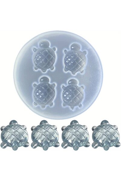 Choice قالب مجوهرات من الراتينج على شكل سلحفاة قطعة واحدة، قالب سلسلة مفاتيح من السيليكون على شكل سلحفاة بحرية، قالب سيليكون، قلادة من الراتينج، سلسلة مفاتيح