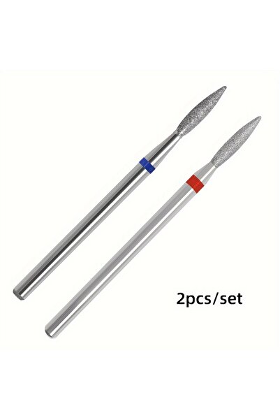 Choice طقم مكون من قطعتين من رؤوس مثقاب بشرة الأظافر - رؤوس مبرد كهربائية احت...