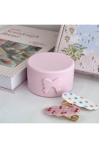 Choice صندوق عرض فاخر مقاوم للغبار لإكسسوارات الشعر على شكل حلقة دائرية على ش...