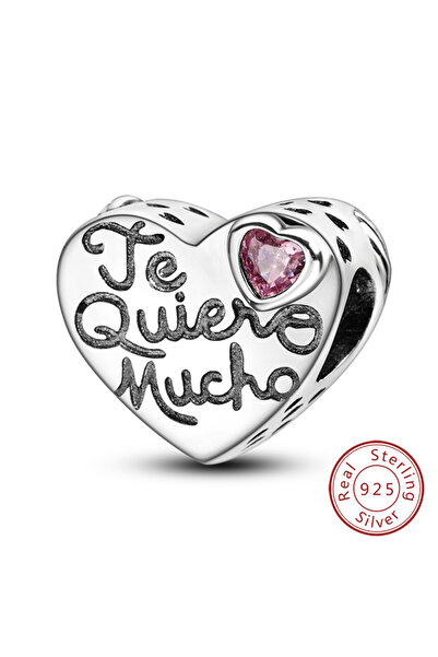 Choice KTC425 خرز سحر أصلي من الفضة الإسترلينية عيار 925 على شكل قلب حب مناسب...