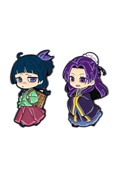 Choice 1 دبوس مينا لطيف للأولاد والبنات على شكل أنمي معدني بروش حقيبة ظهر قبع...