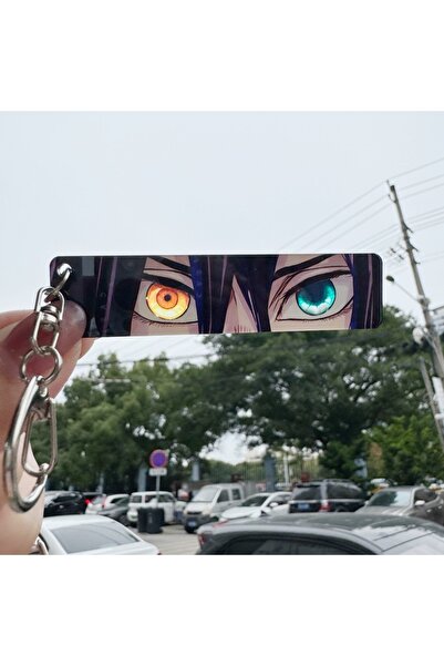 Miniso K-demon-18 Anime Demon Slayer Double Sided Keychain Rengoku Kyoujurou Kimetsu No Yaiba Shining Eyes
