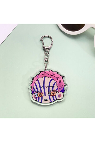 Miniso 5 cm 1 Anime Demon Slayer Acrylic Keychain Accessories Popular Bag Bac...