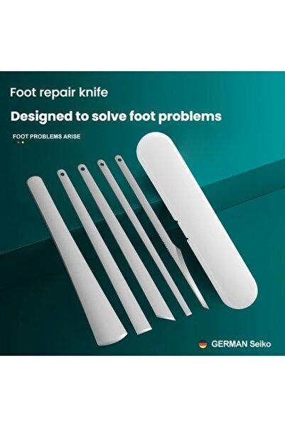 Choice مجموعة باديكير احترافية من الفولاذ المقاوم للصدأ مكونة من 5 قطع لأظافر...