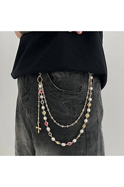 Choice D00K1BK01916 IngeSight.Z HipHop Doublelayer Irregular Keychain Wallet ...