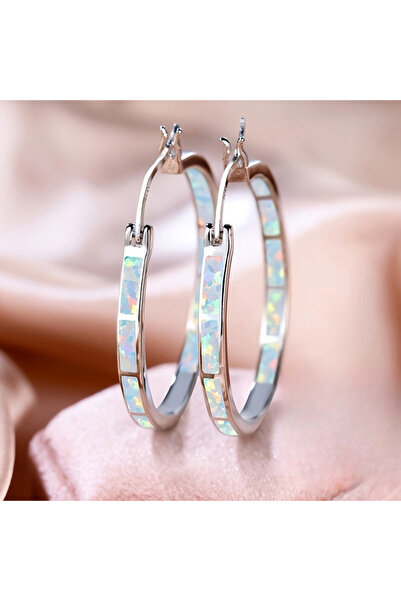 Choice WF3150-1 Luxury Sparkling Inlaid Zirconia Circle Drop Earrings Women's...