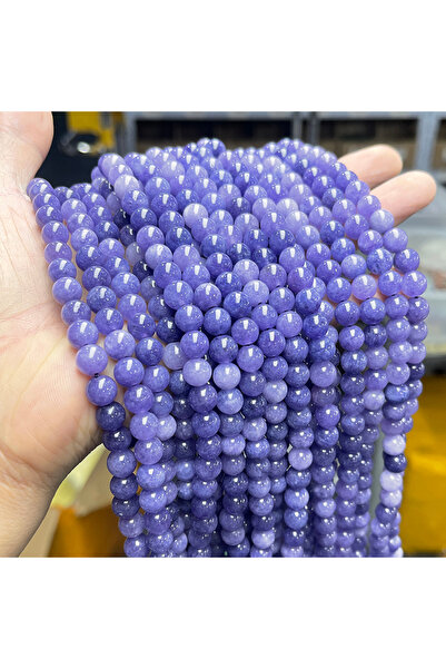 choice2 approx 6mm 60pcs Purple Aquamarine Natural Stone Dyed Color Purple Aq...
