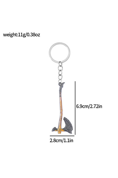 Choice Car Keychain God of War Keychain Axe Sword Key Chains Car Keyring Acce...