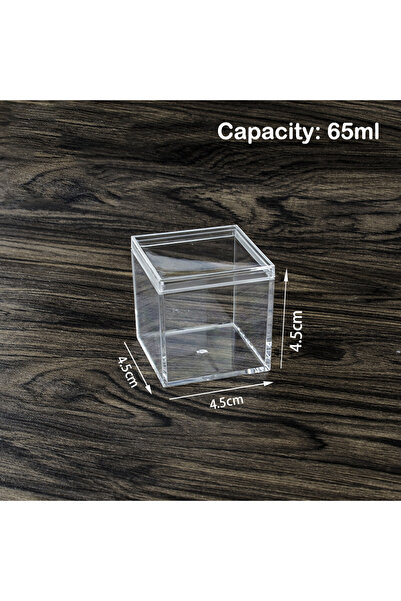 Choice صندوق بلاستيكي شفاف مربع A1 عالي الجودة، صندوق تربية أسماك البيتا، صند...