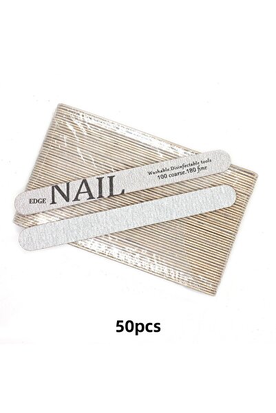 Choice 50 قطعة من مبرد الأظافر الخشبي بحبيبات 100-180، 50 قطعة من مبرد الأظاف...