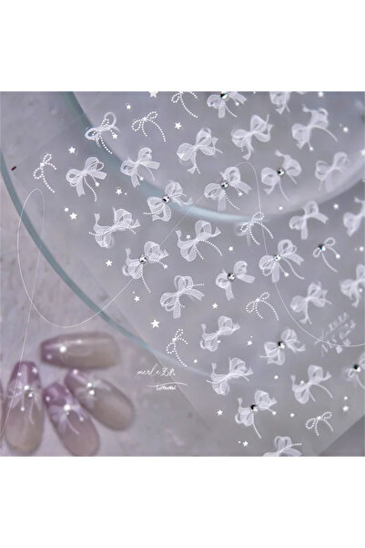 Choice 1 قطعة MS624-JZ 1 ورقة ملصقات أظافر كريستالية فاخرة من الدانتيل ذاتي ا...