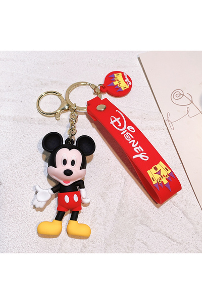 Choice 1 pc KC4321 22 Style Disney Mickey Mouse Keychain - Cute Stitch & Minn...