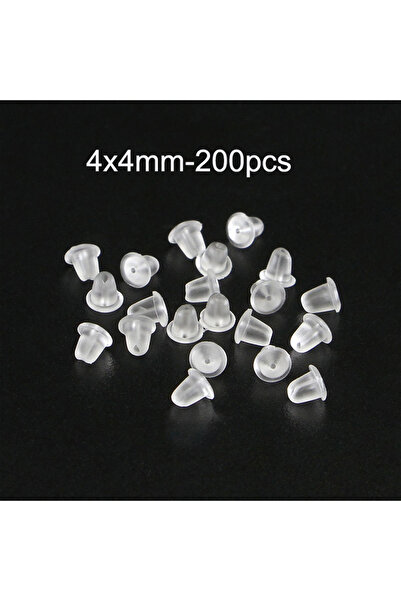 Choice 4x4 مم-200 قطعة 200 قطعة/الوحدة سدادة أذن دائرية من السيليكون لظهر الق...