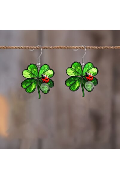 Choice زوج واحد من أقراط الأذن المصنوعة من الأكريليك لحفلة عيد القديس باتريك ...