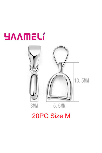 Choice 20 قطعة من الفضة الإسترلينية عيار 925 متوسطة الحجم، مصنوعة يدويًا، قلا...