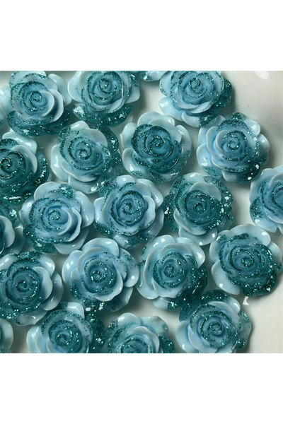 Choice اللون 5 10 قطع 18 مم زهرة الورد الراتنج الملحقات كابوشون أقراط مشبك شع...