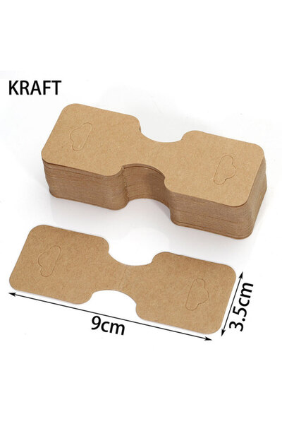 Choice كرافت 02، 50 قطعة، بطاقة عرض قابلة للطي فارغة، قلادة، سوار، ربطة شعر، بطاقة تعليق F