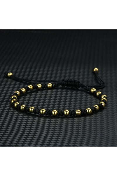 Choice Black Handmade Braided Rope Bracelet Men Women Adjustable Red Black Co...