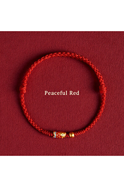 Choice Red Fashion Hand Braided Koi Fish Lucky Bracelet Hand-Woven Bangle For...