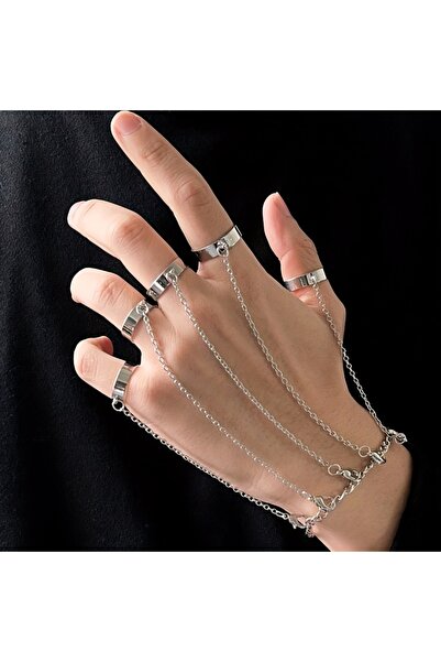 Choice YF0216-1 Fashion Finger Ring Bracelet for Men & Women Adjustable Open ...