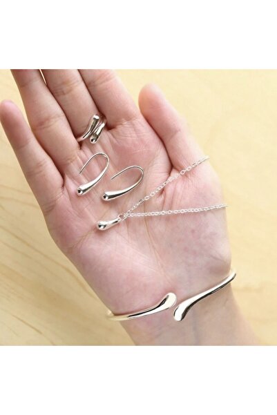 Choice YA4046-2 مجموعة مجوهرات على شكل دمعة أنيقة للنساء مجموعة بسيطة من الخو...