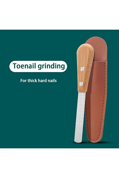 Choice مبرد أظافر دائري مع حقيبة من الفولاذ المقاوم للصدأ مزدوج الجوانب بمقبض...