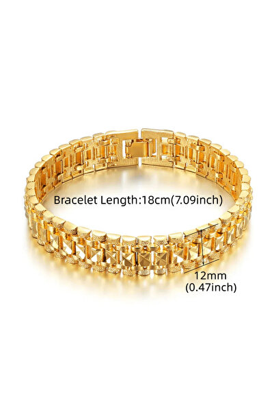 Choice كما في الصورة 12 مم 18 سم سوار كلاسيكي بالجملة 8/12 مم عصري ذكر لون ذه...