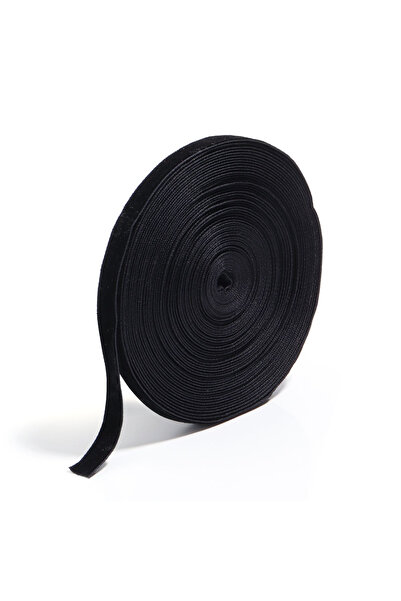 Choice 15 مم × 10 ياردات، 5-10 ياردات، شريط مخملي أسود، شريط من جانب واحد، مص...