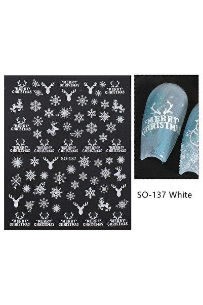 Choice ملصقات أظافر SO-137 الجديدة على شكل ندفة ثلج شتوية، ملصقات أظافر ذاتية...