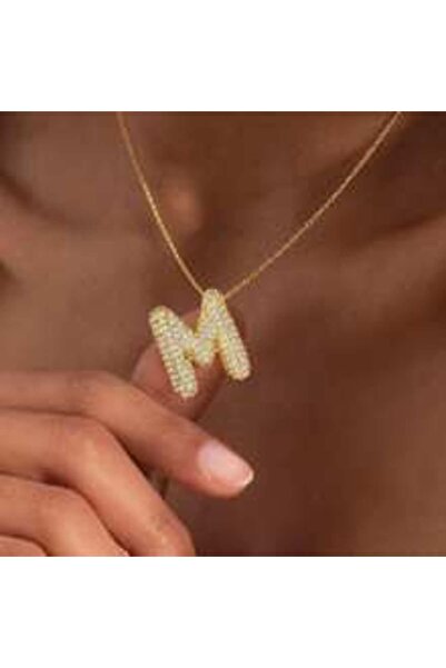 Choice قلادة رائعة مطلية بالذهب عيار 18 قيراطًا مرصعة بالزركون، مصنوعة من الذ...