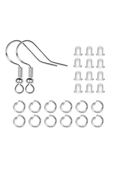 Choice SterlingSilver Plate 925 Sterling Silver Plated Earring Hooks Earring ...