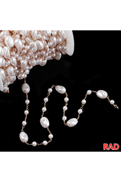 Choice 1 متر S4 1M ABS حبات اللؤلؤ الزجاج الحجر المعادن النحاس سلسلة للمجوهرا...