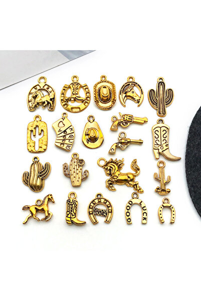 Choice SN822 20/30 قطعة من حلي رعاة البقر الغربية ثلاثية الأبعاد على الطراز ا...