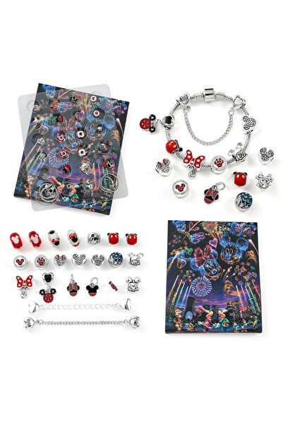 Miniso سوار صندوق أعمى من ديزني أنمي ميكي ماوس سوار DIY سحر الموضة مفاجأة صند...