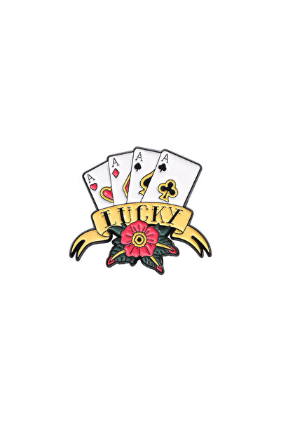 Choice دبابيس مطلية بالمينا على شكل بطاقة لعب بوكر وشطرنج مضحكة من QHXZ1786، ...