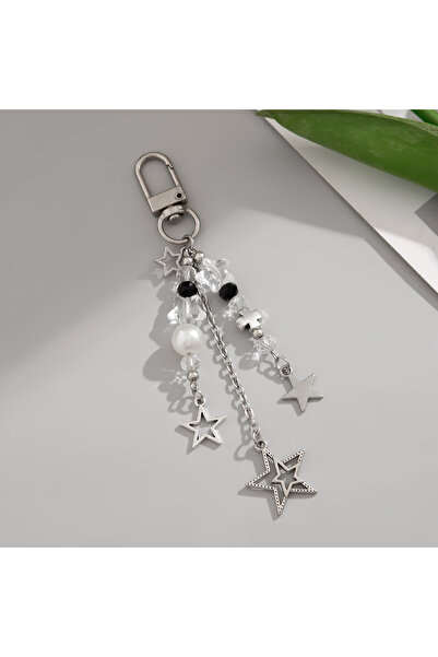 Choice Style 01 Ingemark Vintage Hollow Star Cross Pendant Keychain Korean Fa...