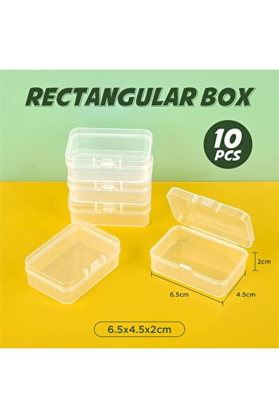 Choice النمط 2 S 10 قطع صندوق بلاستيكي صندوق مستطيل صندوق شفاف صندوق تعبئة صن...