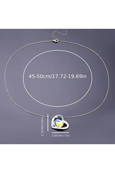 Choice 1 قلادة رجالية جديدة على شكل قلب مرصعة بالألماس للكرة الطائرة، إكسسوار...