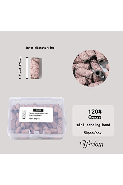 Choice1 120 (شريط صنفرة فقط) أشرطة صنفرة الأظافر مقاس 3 مم بحبيبات 80/120/150/180/240 مبرد أظافر كهربائي ملحق جل P